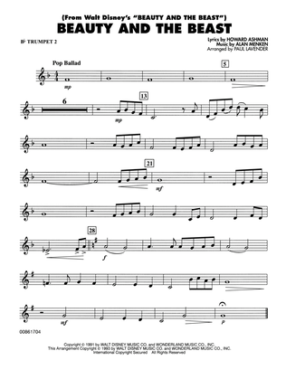 Book cover for Beauty and the Beast (arr. Paul Lavender) - Bb Trumpet 2