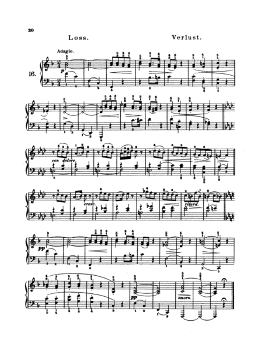 Gurlitt: Album for the Young, Op. 140 Piano Solo scores gallery preview page 1