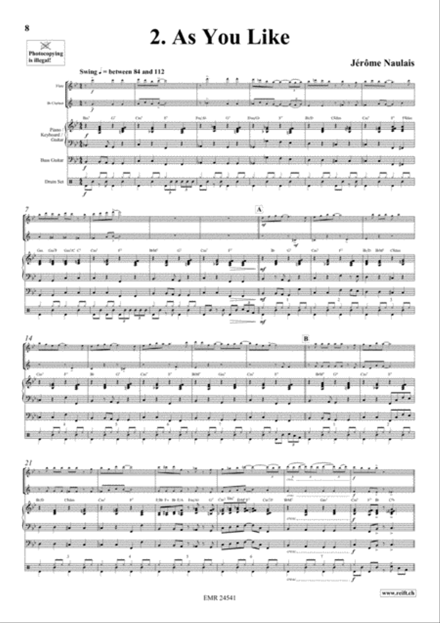 Play With Your Band Volume 1 Woodwind Ensemble scores gallery preview page 4