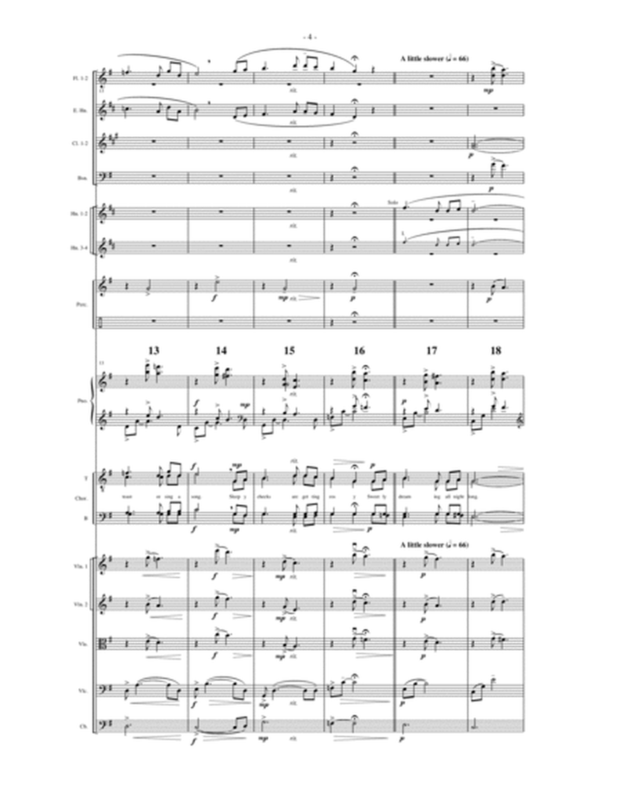 Make a Wish for Me on Christmas (Downloadable Orchestra Score)