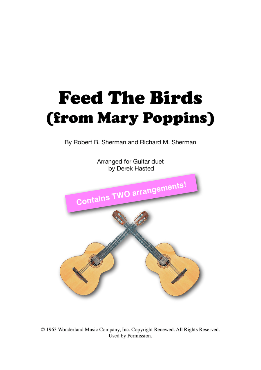 Feed The Birds (tuppence A Bag) Guitar scores gallery preview page 1