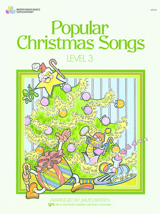 Book cover for Popular Christmas Songs, Level 3