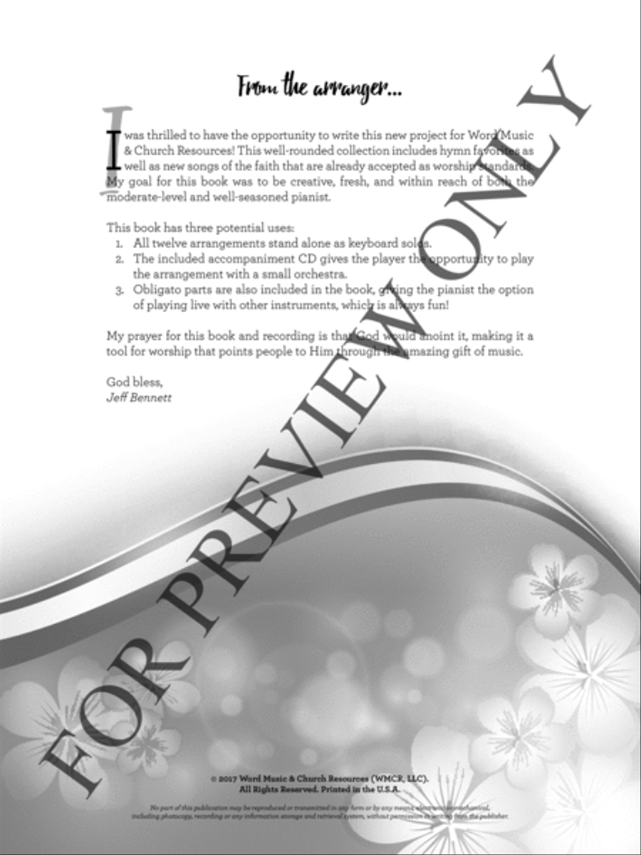 Spirit Lead Me - Piano Folio Piano Solo scores gallery preview page 3