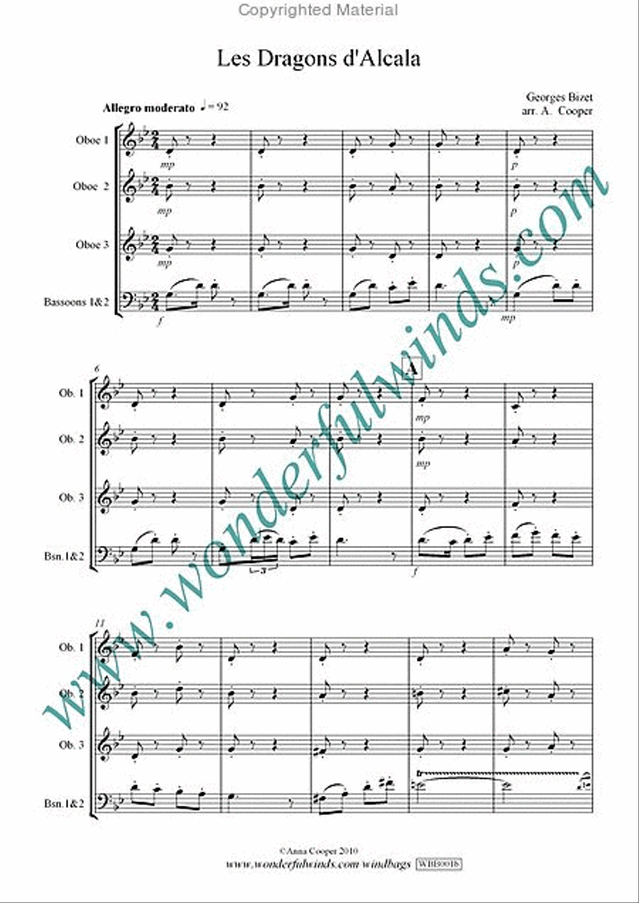 Les Dragons D'Alcala Bassoon scores gallery preview page 2