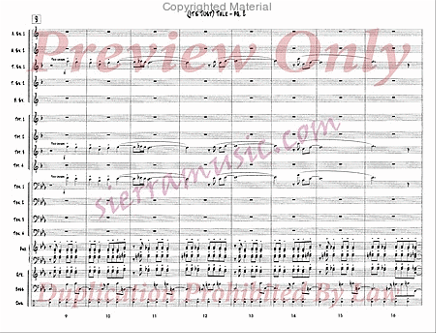 It's Just Talk Big Band scores gallery preview page 3