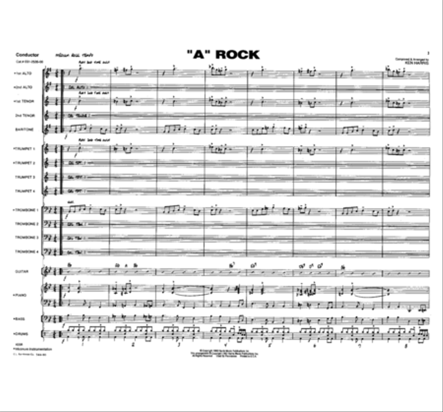 A Rock A Rock Jazz Ensemble scores gallery preview page 2