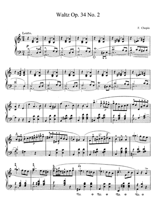 Chopin Waltz Op. 34 No. 2 in A Minor