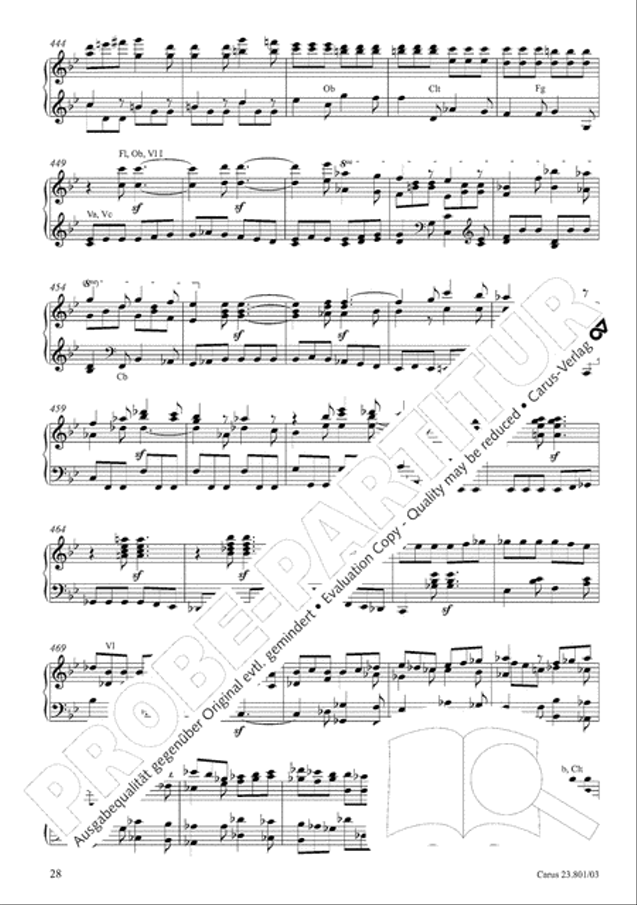 Symphony No. 9, Op. 125 - Finale (Choral Symphony) 4-Part scores gallery preview page 29