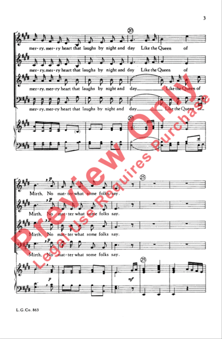 Some Folks 4-Part scores gallery preview page 3