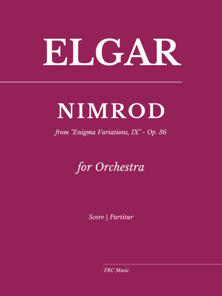 NIMROD from 'Enigma Variations', n. IX, Op. 36 (for Orchestra) image number null