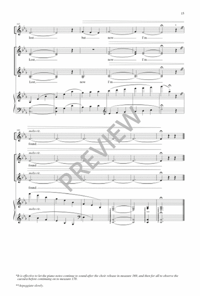 Choral Reflection on Amazing Grace - SSAA edition image number null