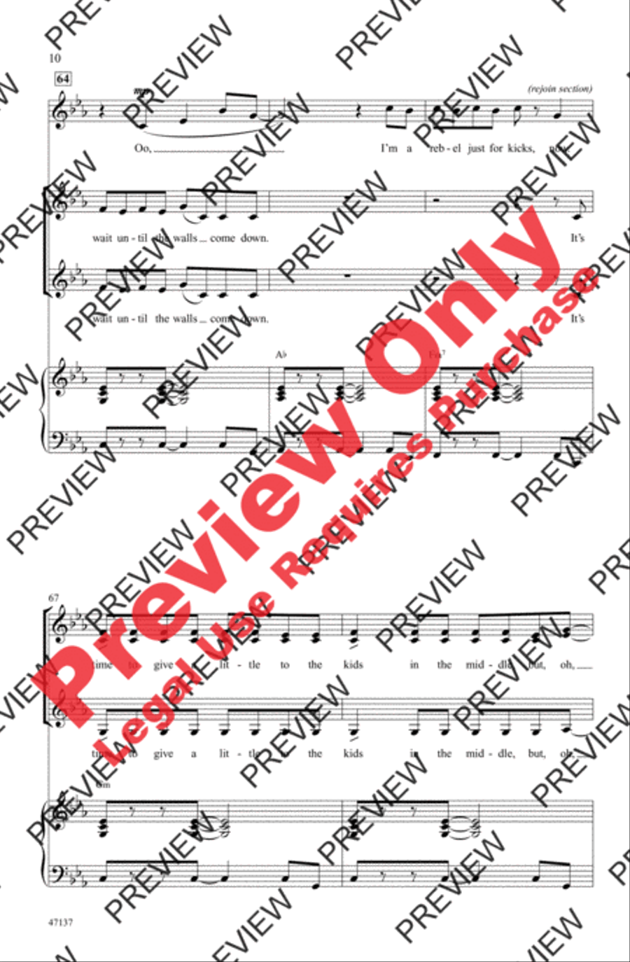 Feel It Still Women's Choir scores gallery preview page 10