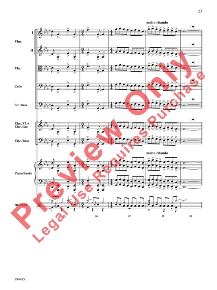 Requiem (The Fifth) String Orchestra scores gallery preview page 24