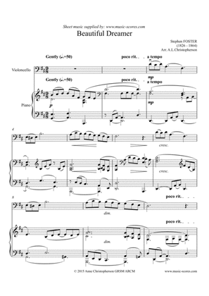 Beautiful Dreamer - Cello and Piano