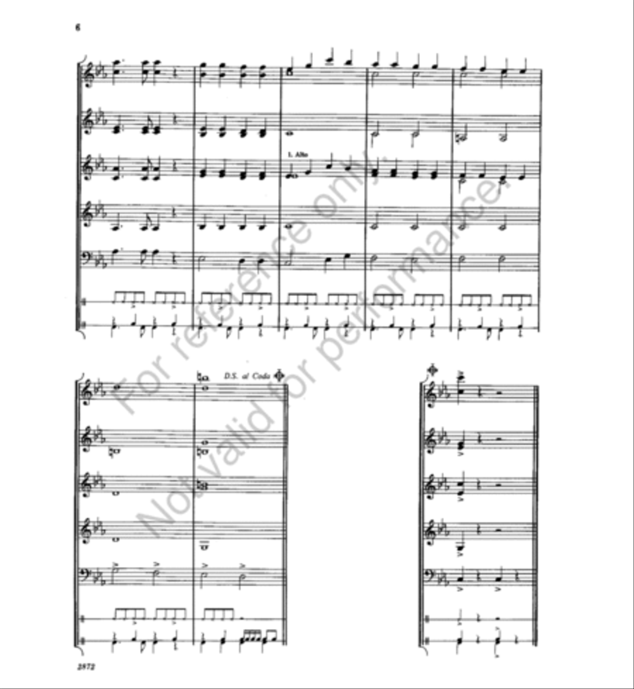 Saturday Night Disco Concert Band scores gallery preview page 6