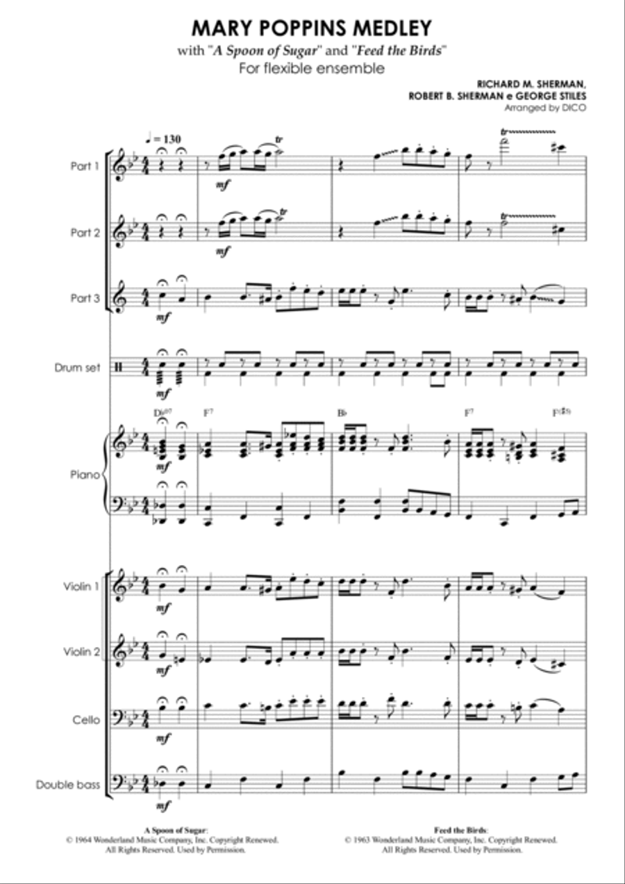 A Spoonful Of Sugar Clarinet scores gallery preview page 4