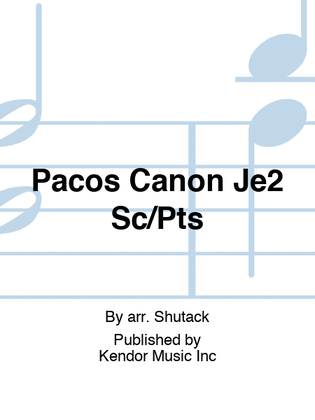 Pacos Canon Je2 Sc/Pts