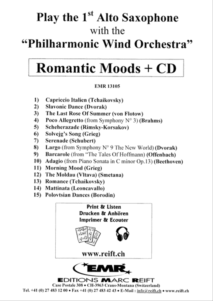 Play The 1st Alto Sax With The Philharmonic Wind Orchestra Alto Saxophone scores gallery preview page 2