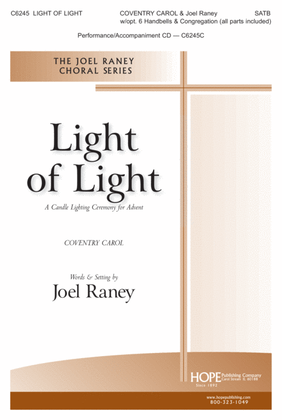 Book cover for Light of Light: A Candle Lighting Ceremony for Advent