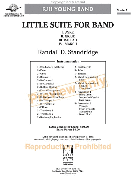 Little Suite for Band image number null