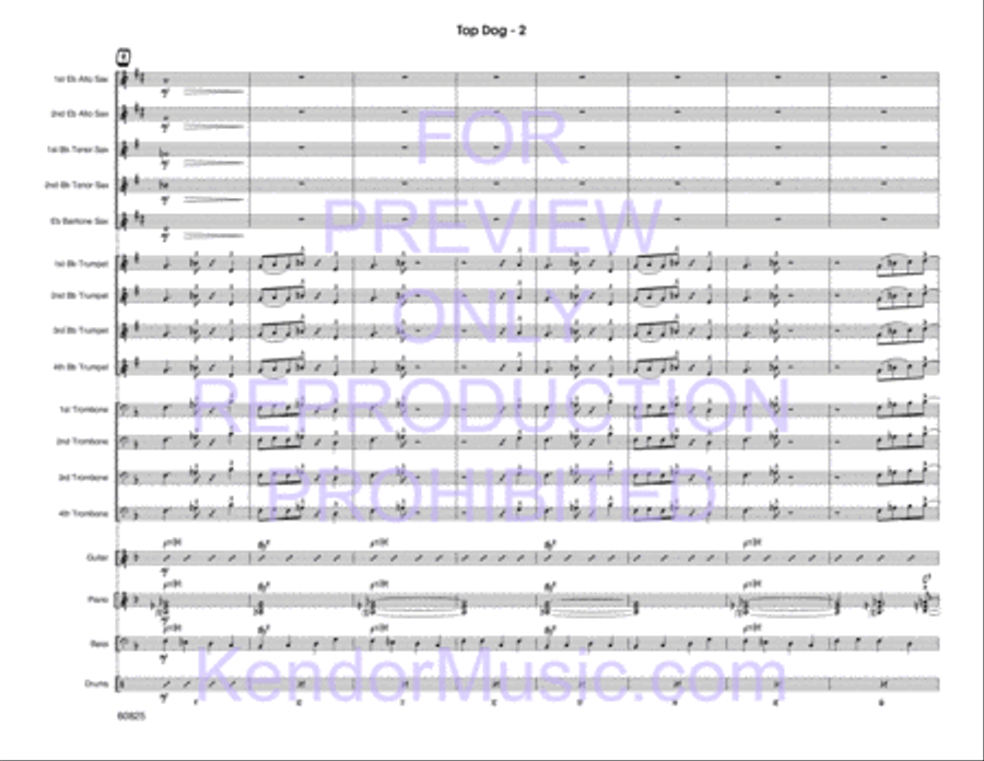 Top Dog Jazz Ensemble scores gallery preview page 3