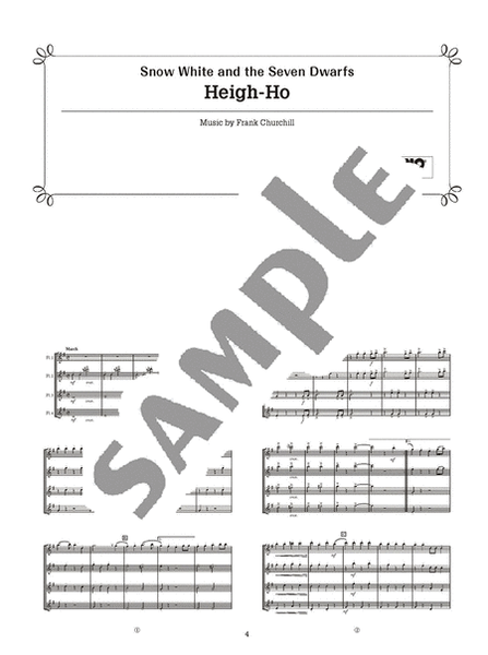 Disney Songs for Flute Quartet Vol.2/English Version