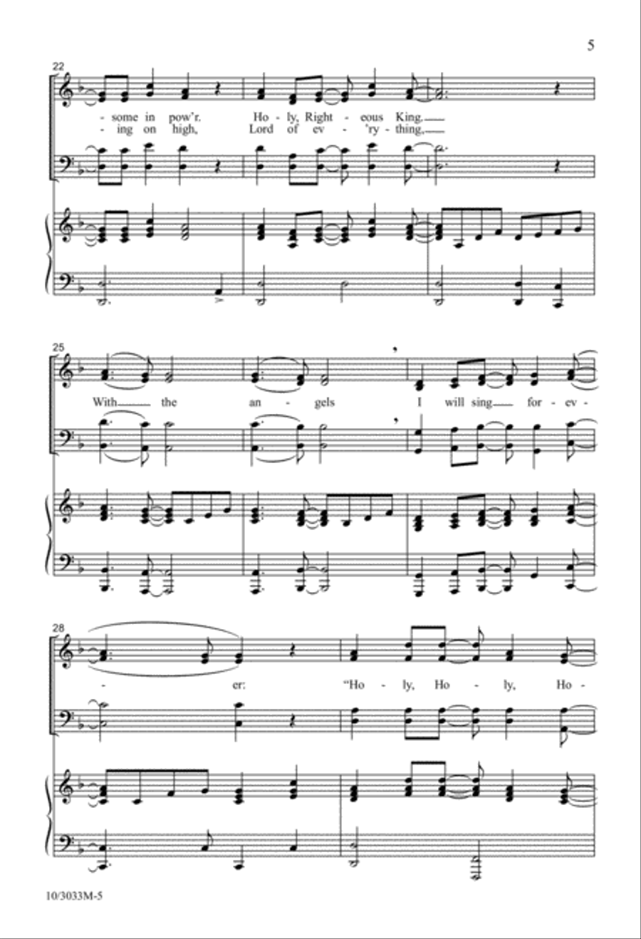 All the Praise 4-Part scores gallery preview page 5