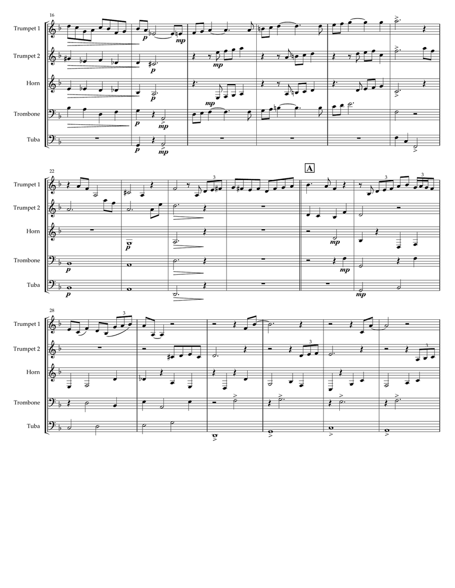 Brandenburg Gate Horn scores gallery preview page 2