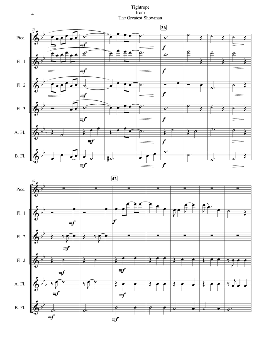 Tightrope Woodwind Ensemble scores gallery preview page 4