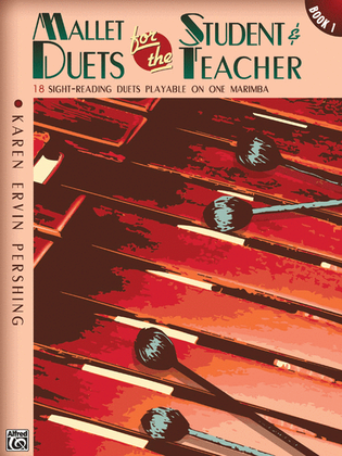 Book cover for Mallet Duets for the Student & Teacher, Book 1