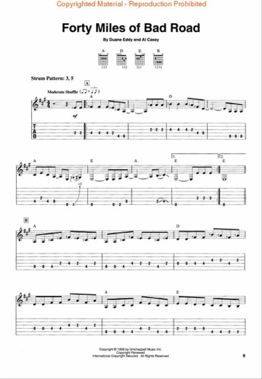 Guitar Instrumentals Guitar Instrumentals Guitar Tablature scores gallery preview page 3