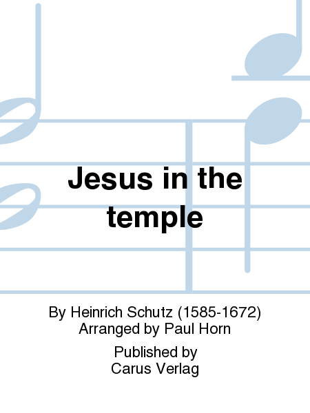 Jesus in the temple (Mein Sohn, warum hast du uns das getan)
