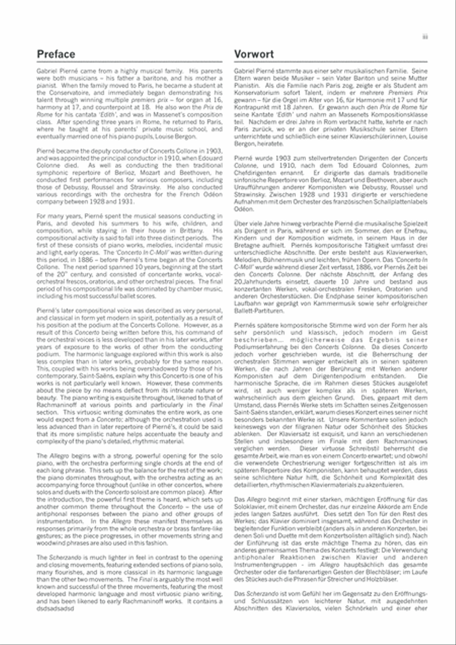 Concerto in C-Moll, Opus 12 Orchestra scores gallery preview page 5