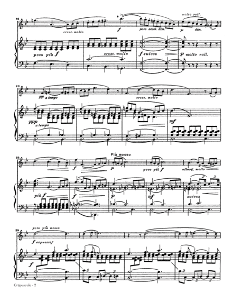 Crepuscule (Twilight) Crepuscule (Twilight) School and Community scores gallery preview page 2