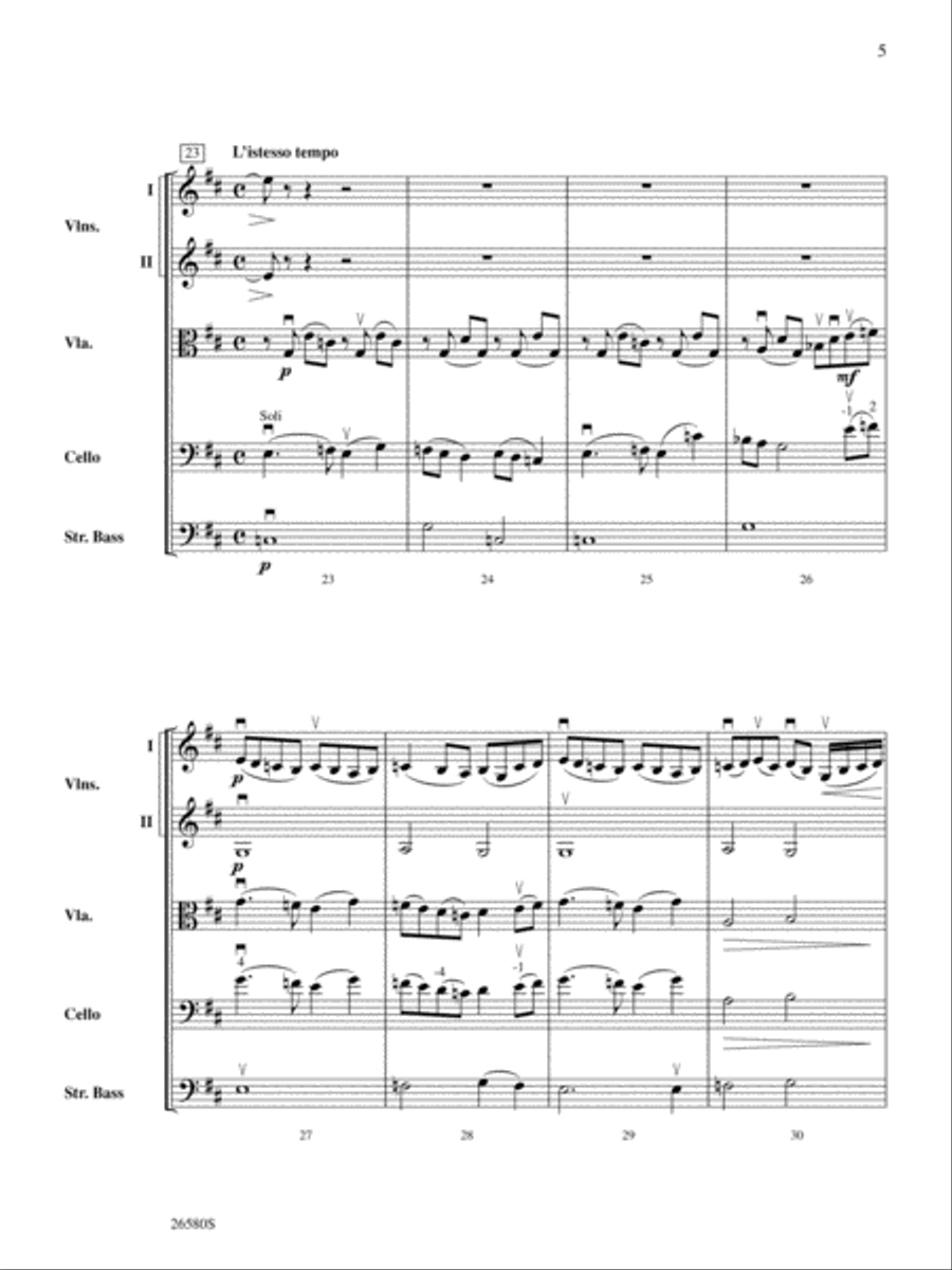Carpe Diem!: Score Carpe Diem!: Score String Orchestra scores gallery preview page 5