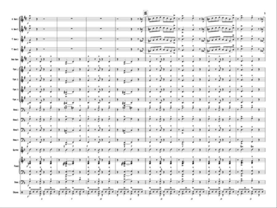 Trick Shot Jazz Ensemble scores gallery preview page 3