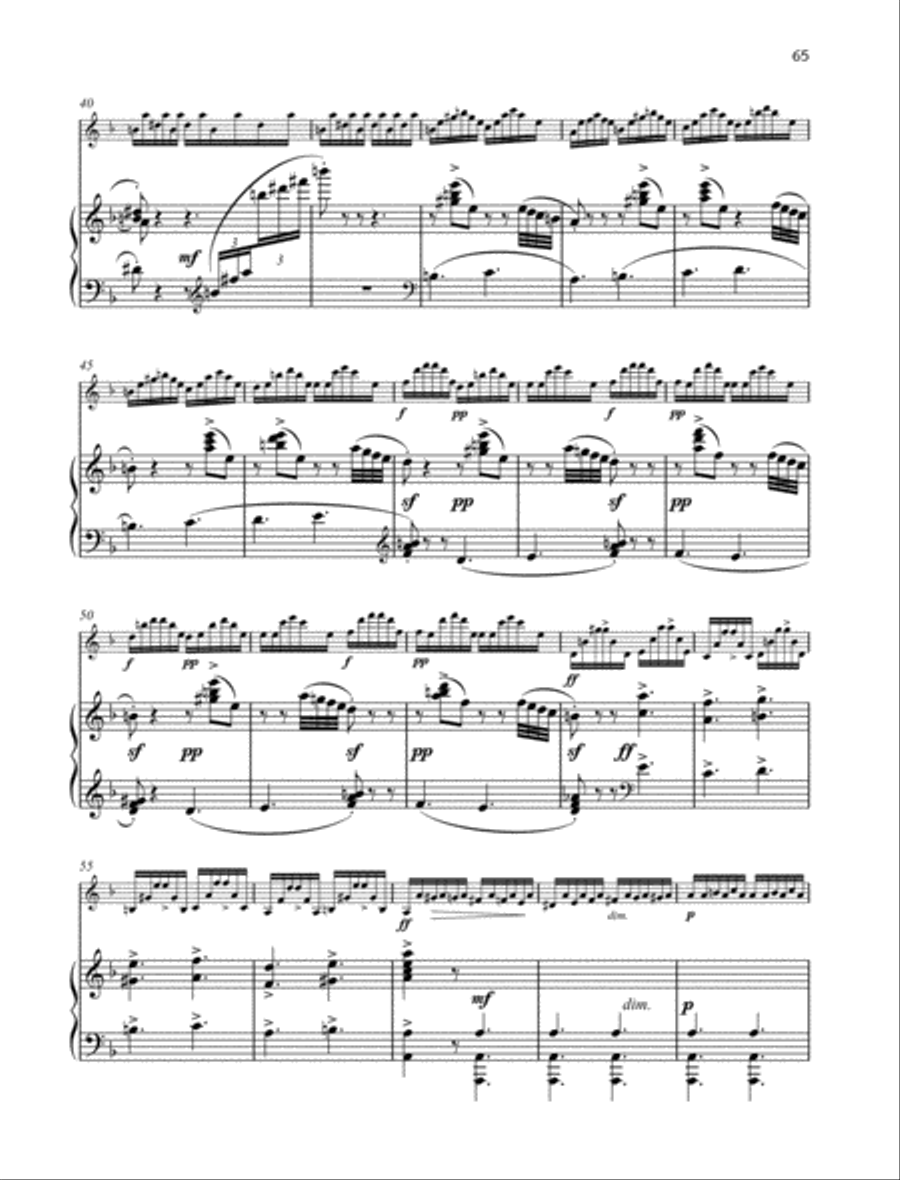 Perpetuum mobile Violin Solo scores gallery preview page 4