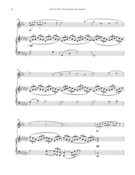 Alto Sax - "And Can It Be?" Theme and Variations image number null