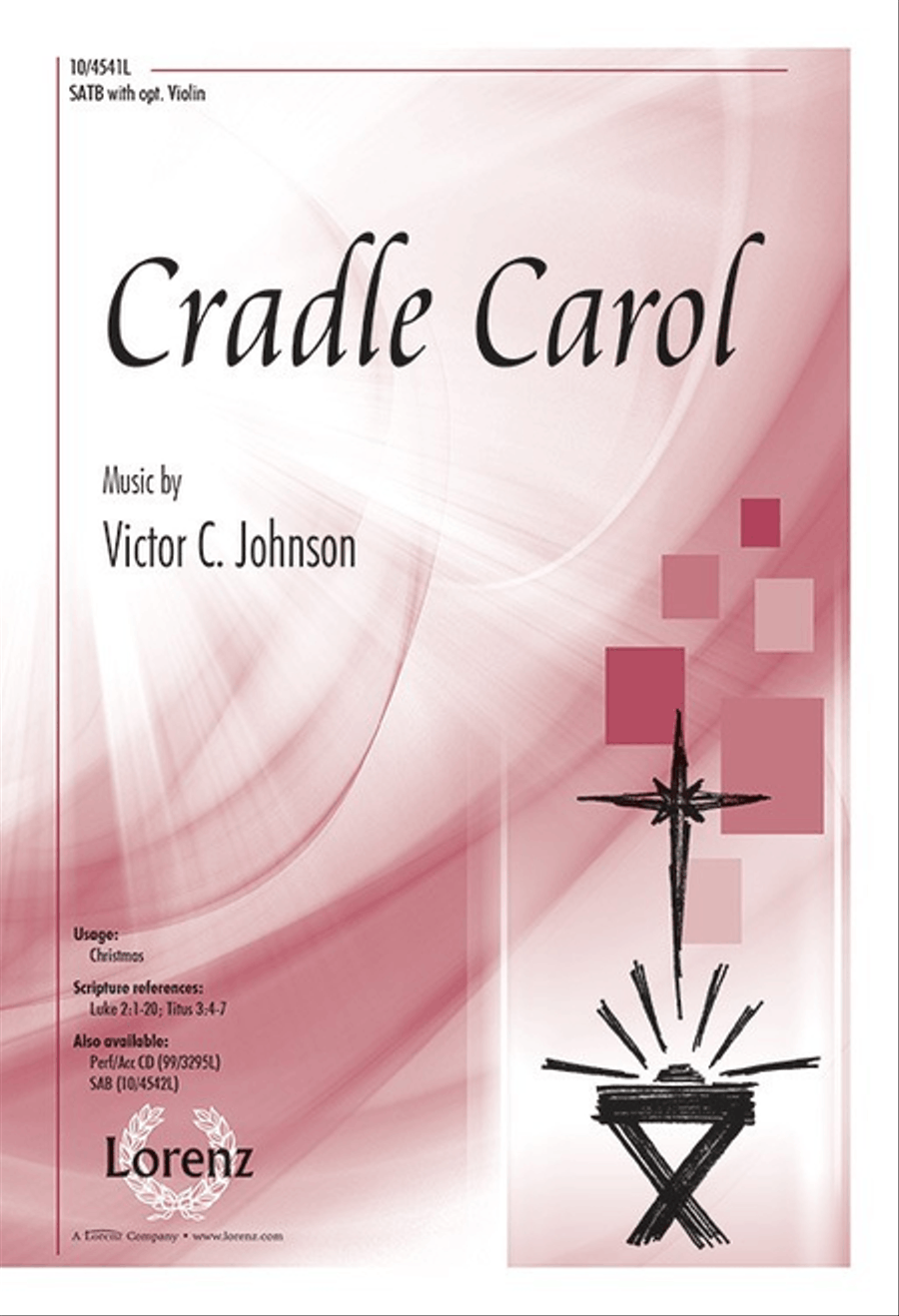 Cradle Carol Cradle Carol 4-Part scores gallery preview page 1