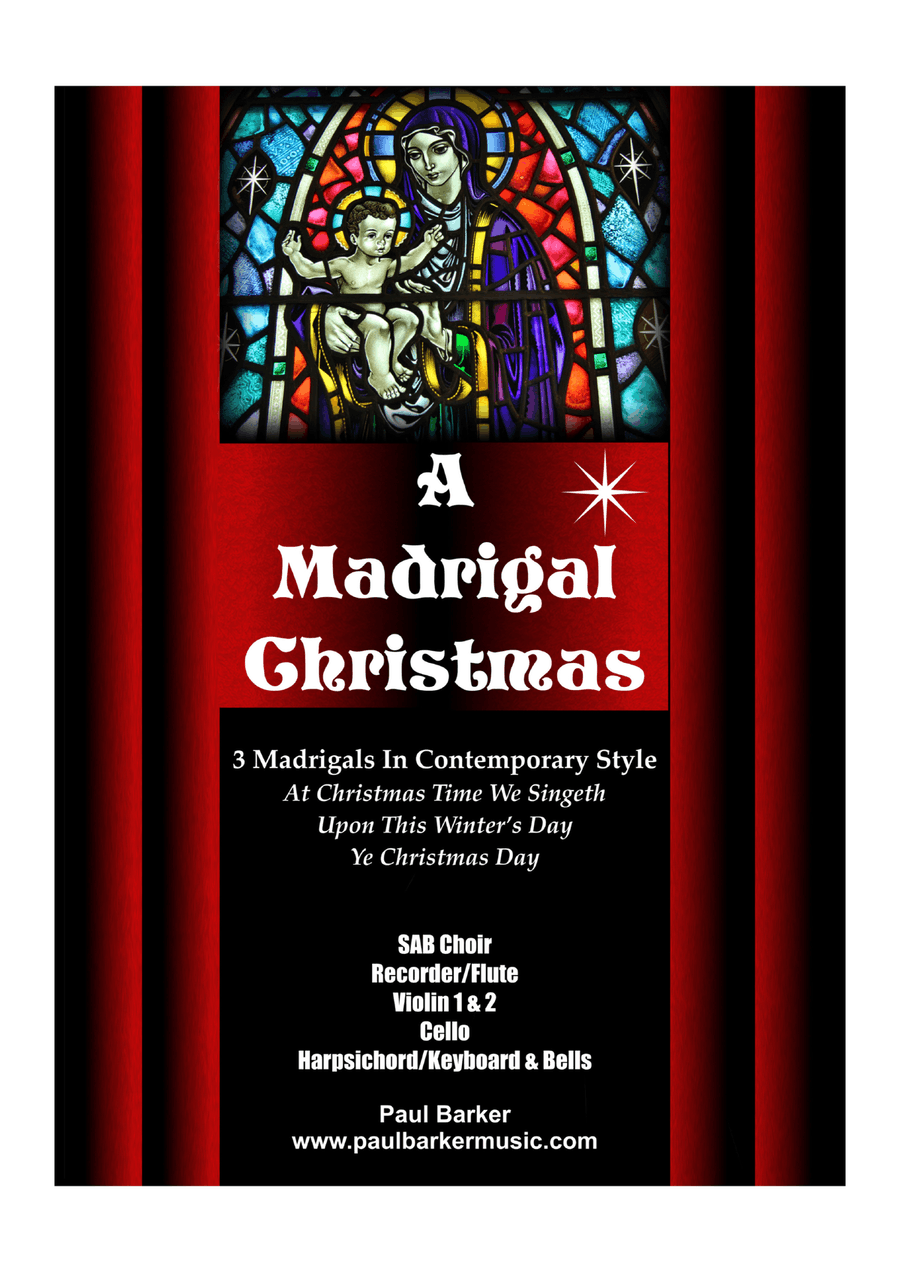 A Madrigal Christmas (Score and Instrumental/Vocal Parts) Choir scores gallery preview page 1