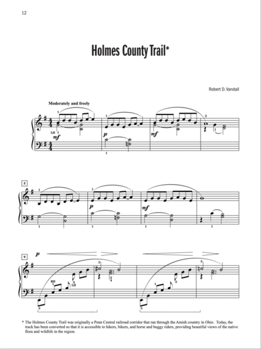 Celebrated Lyrical Solos, Book 1 Easy Piano scores gallery preview page 4