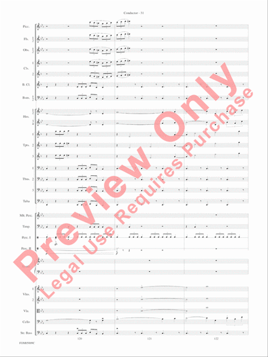 Concert Suite from Star Wars: Episode III Revenge of the Sith Full Orchestra scores gallery preview page 34