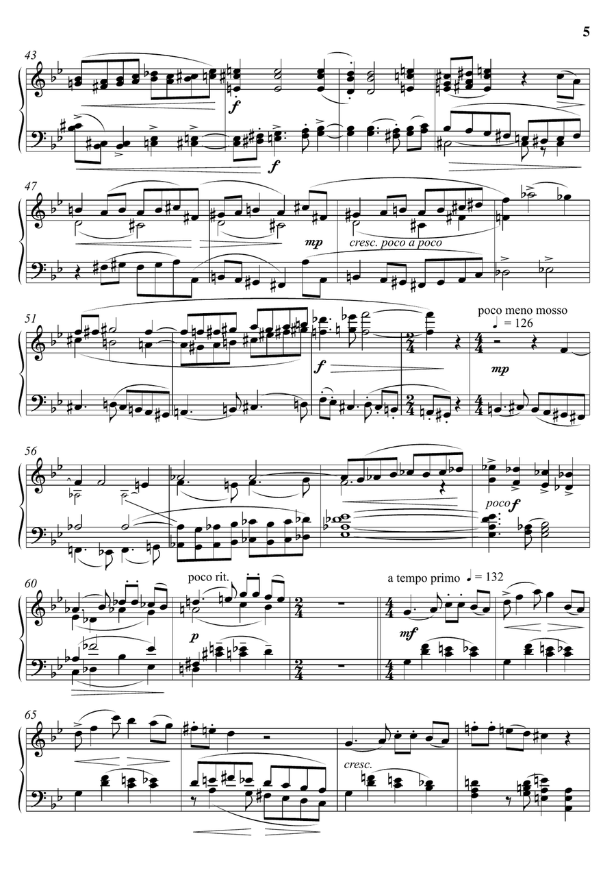 Sonatina (for piano) Piano Solo scores gallery preview page 3