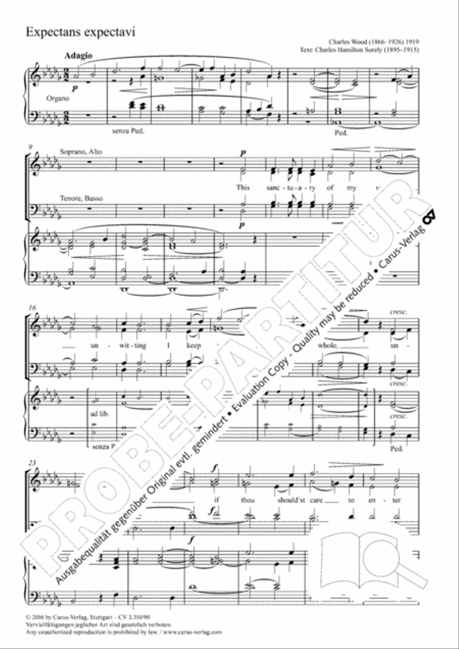 Expectans expectavi Expectans expectavi 4-Part scores gallery preview page 2