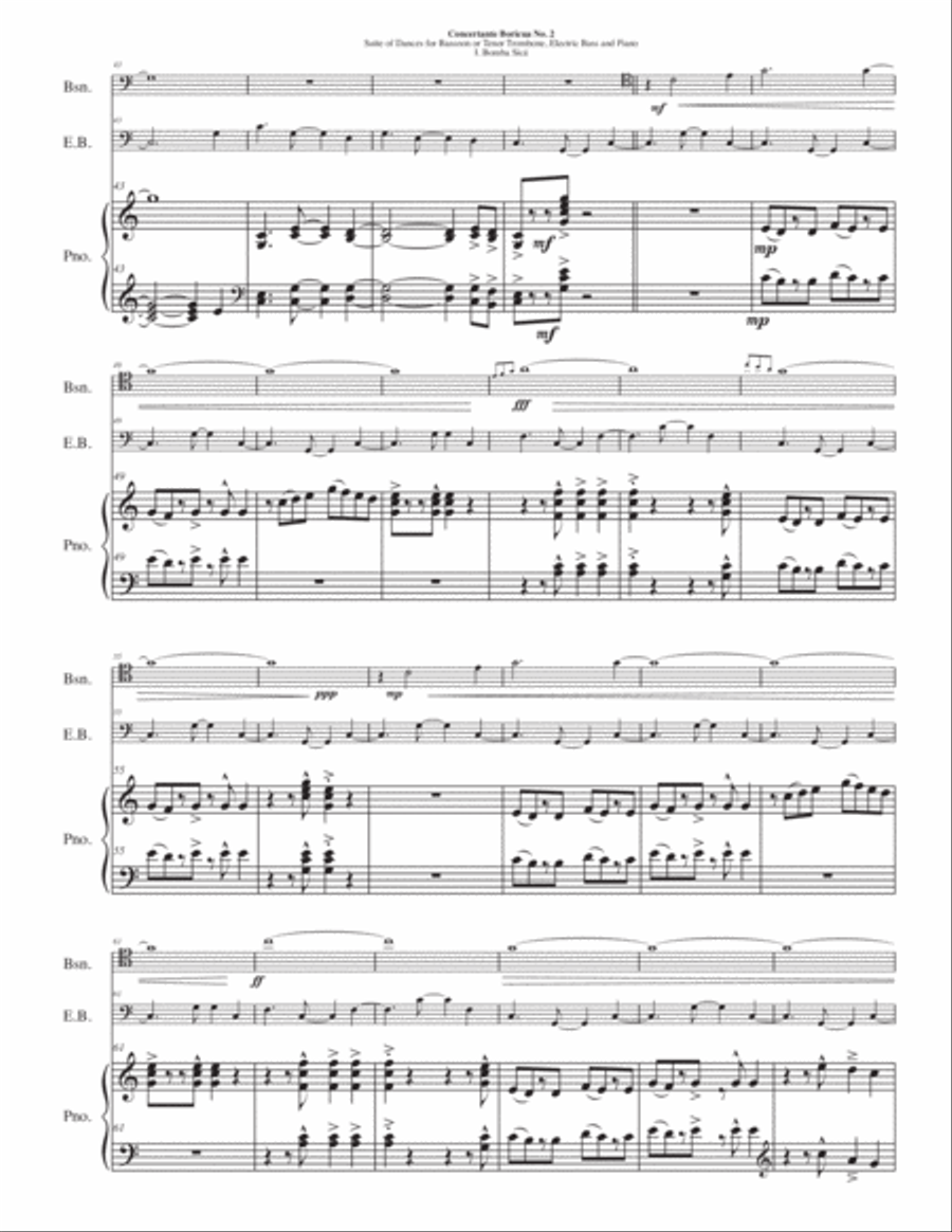 Concertante Boricua No. 2 Small Ensemble scores gallery preview page 4