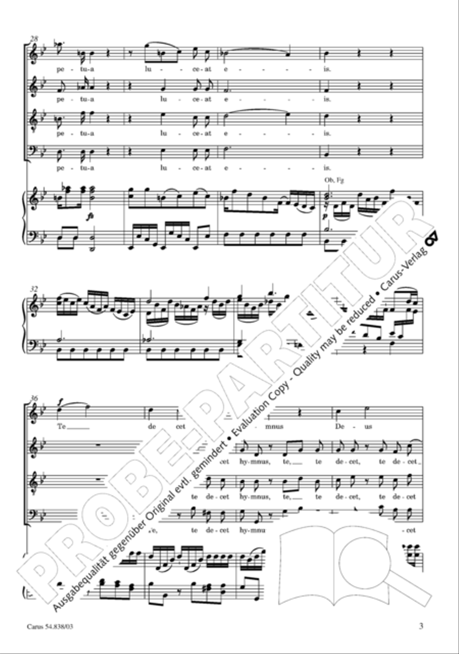 Requiem in B 4-Part scores gallery preview page 8