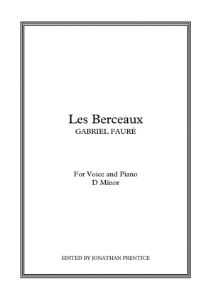 Book cover for Les Berceaux (D Minor)