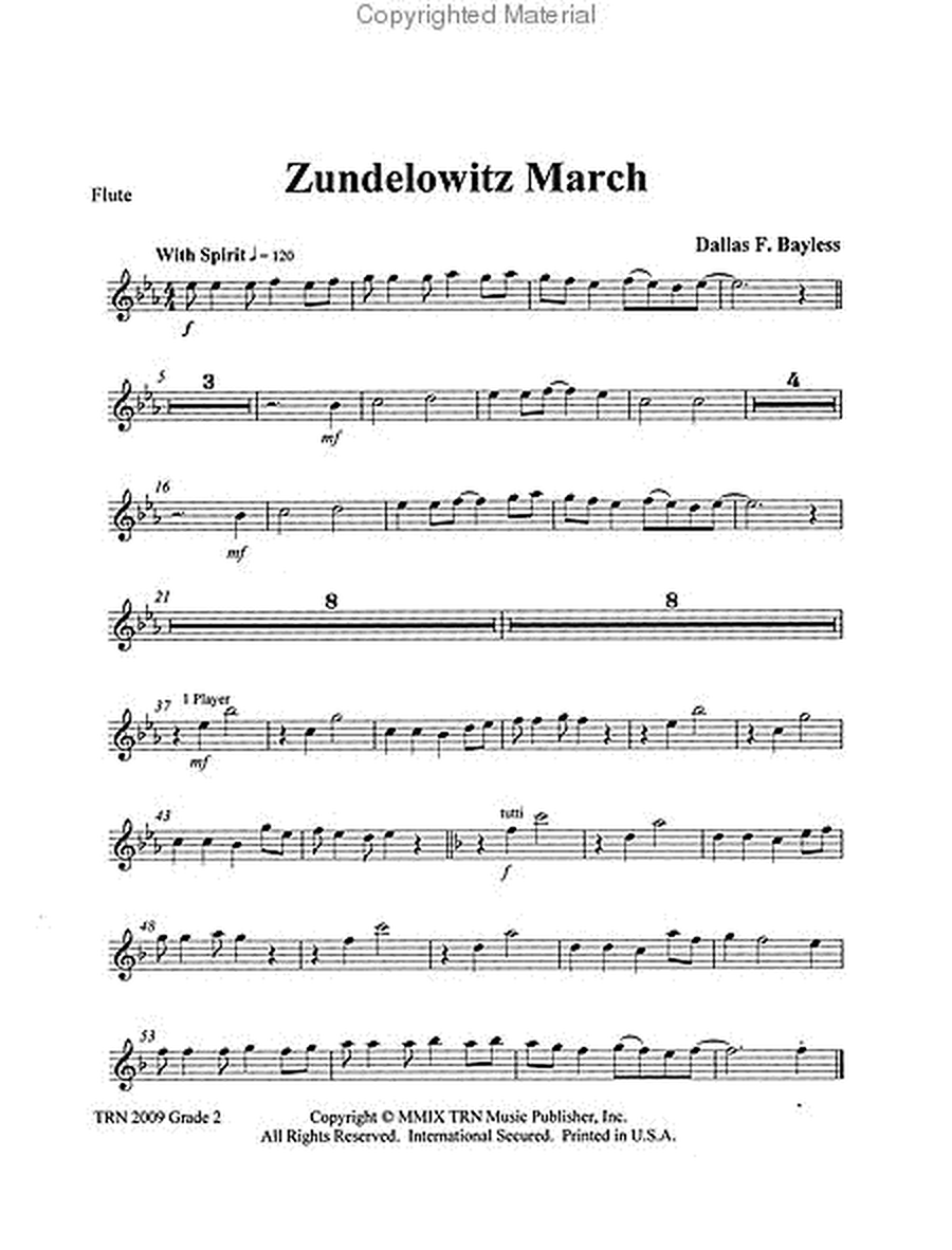 Zundelowitz March image number null
