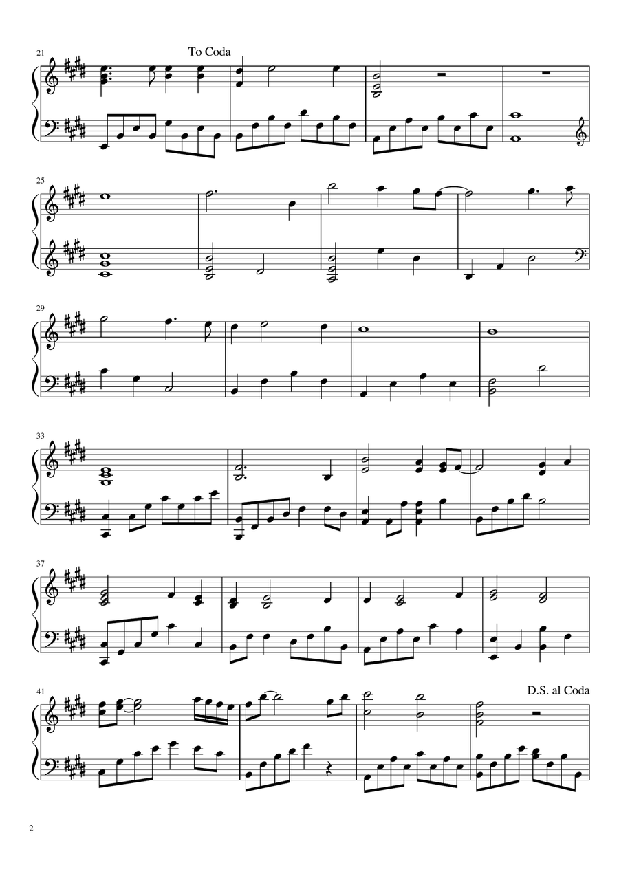 My Heart Will Go On (love Theme From 'titanic') Piano Solo scores gallery preview page 2