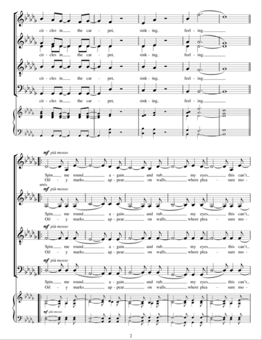 Hide And Seek 4-Part scores gallery preview page 2